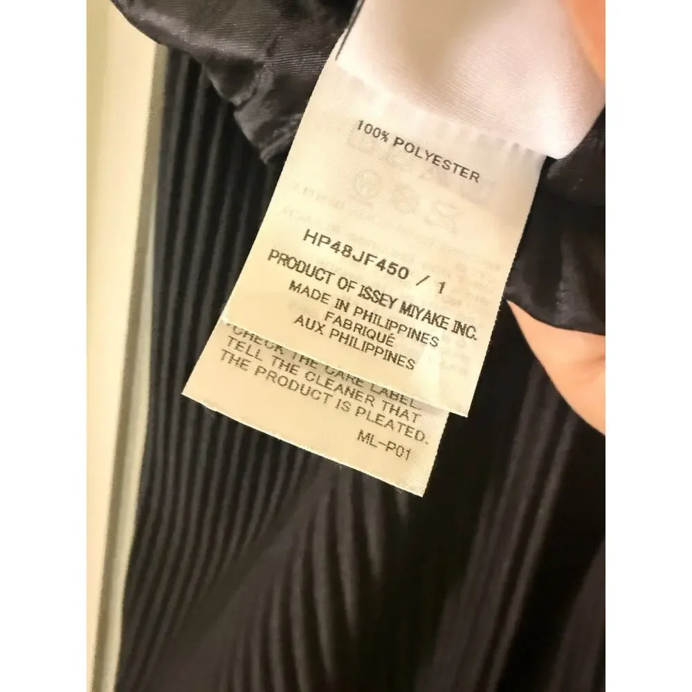Homme Plissé Issey Miyake Black Pleated Pants Size 1